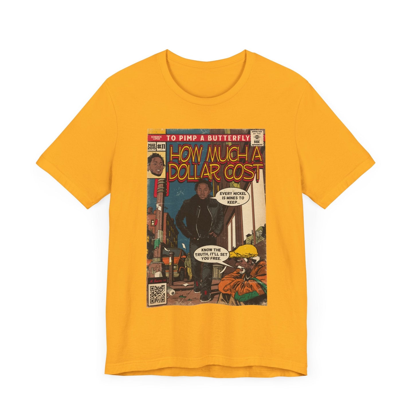 Kendrick Lamar - How Much A Dollar Cost - Unisex Jersey Short Sleeve Tee