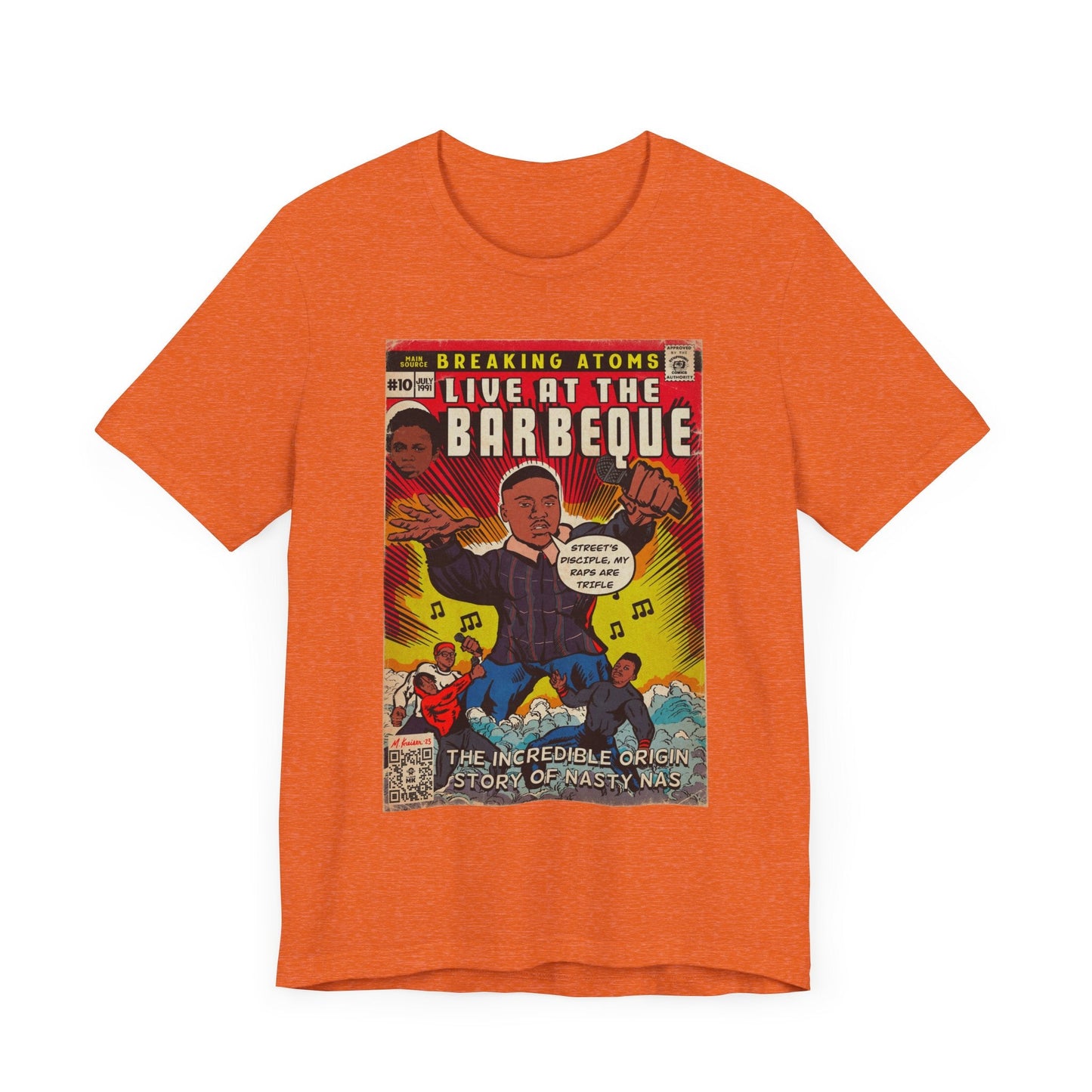 Main Source & Nas - Live at the Barbeque - Unisex Jersey Short Sleeve Tee