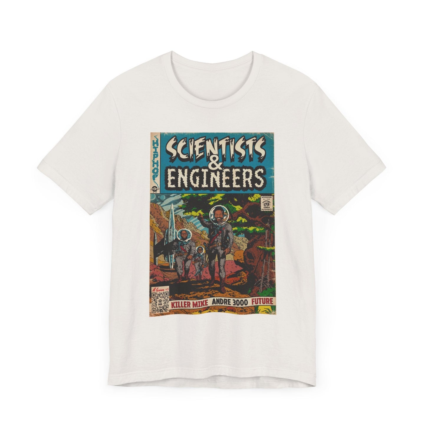 Killer Mike, Andre 3000, Future - Scientists & Engineers -Unisex Jersey Short Sleeve Tee