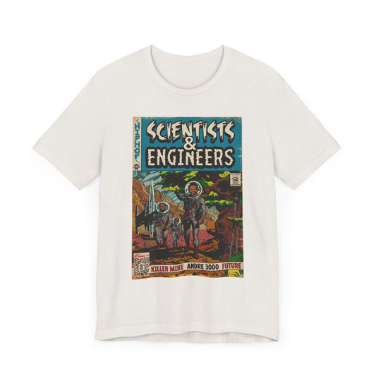 Killer Mike, Andre 3000, Future - Scientists & Engineers -Unisex Jersey Short Sleeve Tee