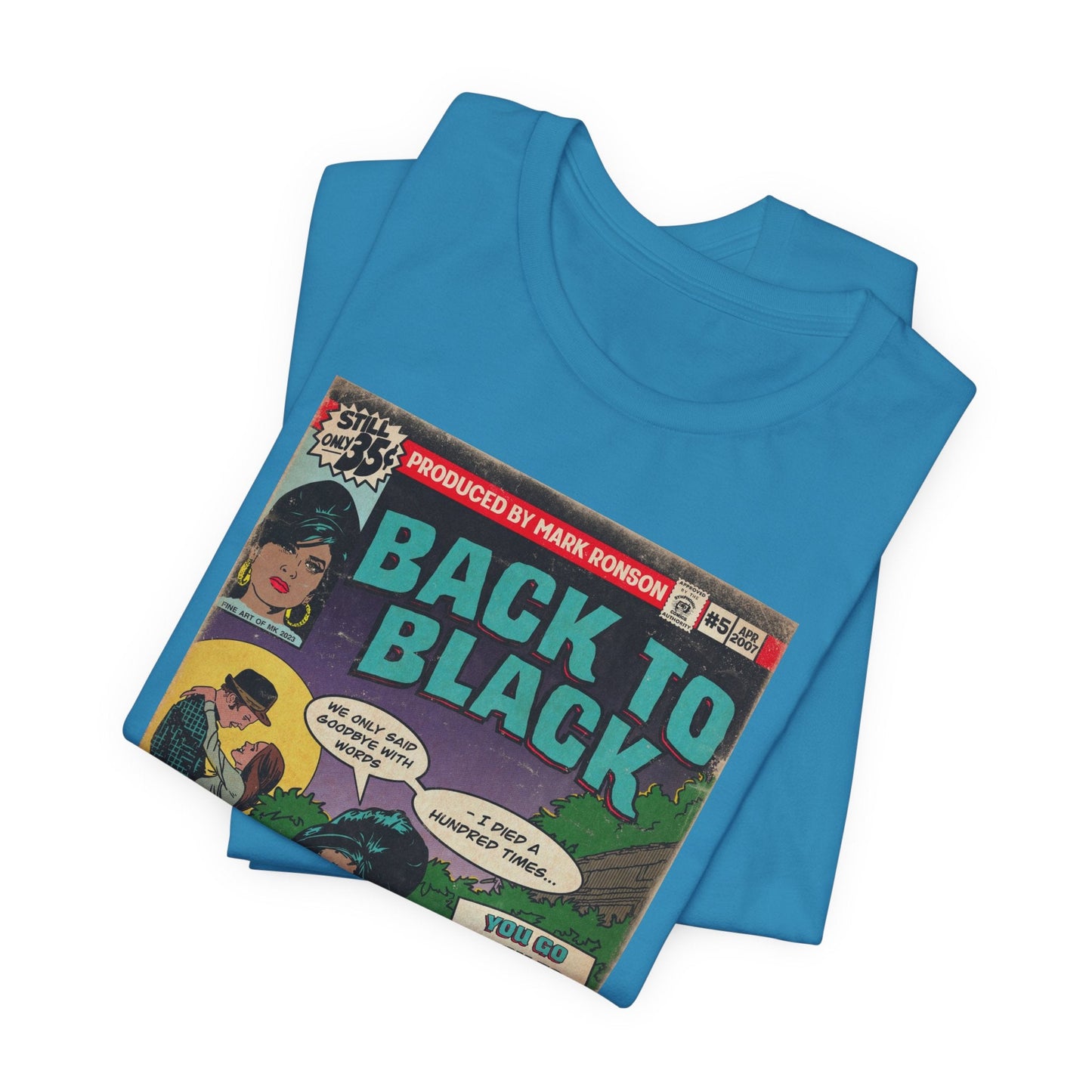 Amy Winehouse - Back to Black - Unisex Jersey Short Sleeve Tee