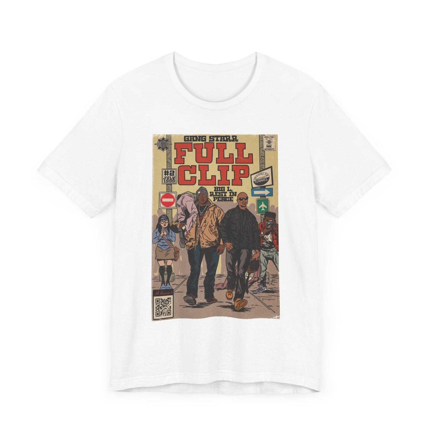 Gangstarr - Full Clip- Unisex Jersey Short Sleeve Tee