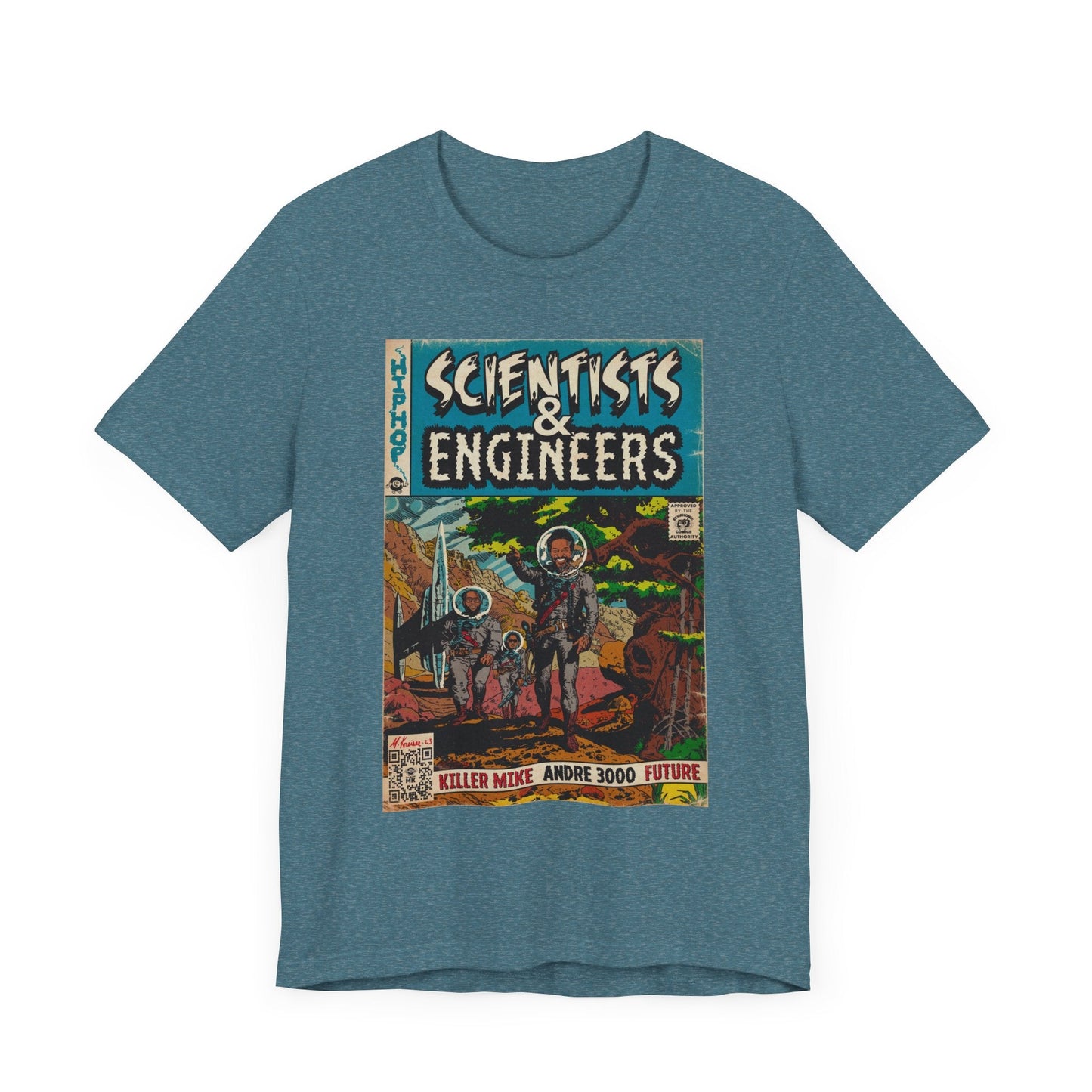 Killer Mike, Andre 3000, Future - Scientists & Engineers -Unisex Jersey Short Sleeve Tee