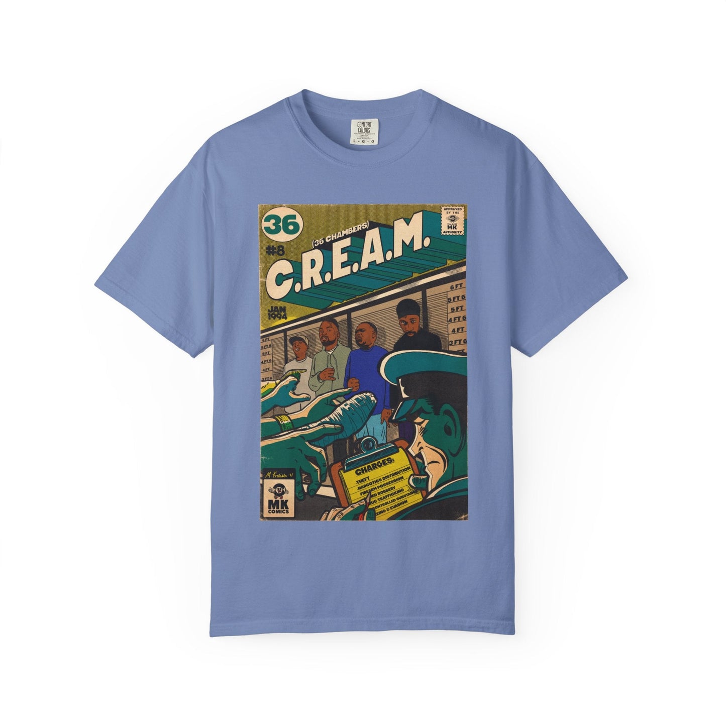 C.R.E.A.M - Unisex Comfort Colors T-shirt