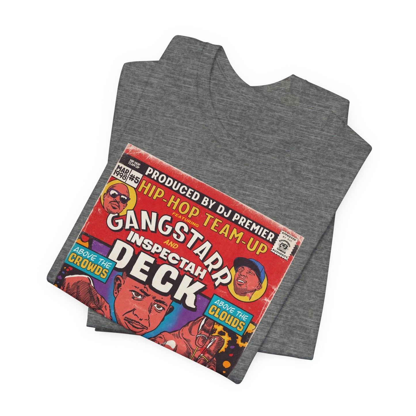 Gangstarr, INS Deck - Above The Clouds - Unisex Jersey Short Sleeve Tee