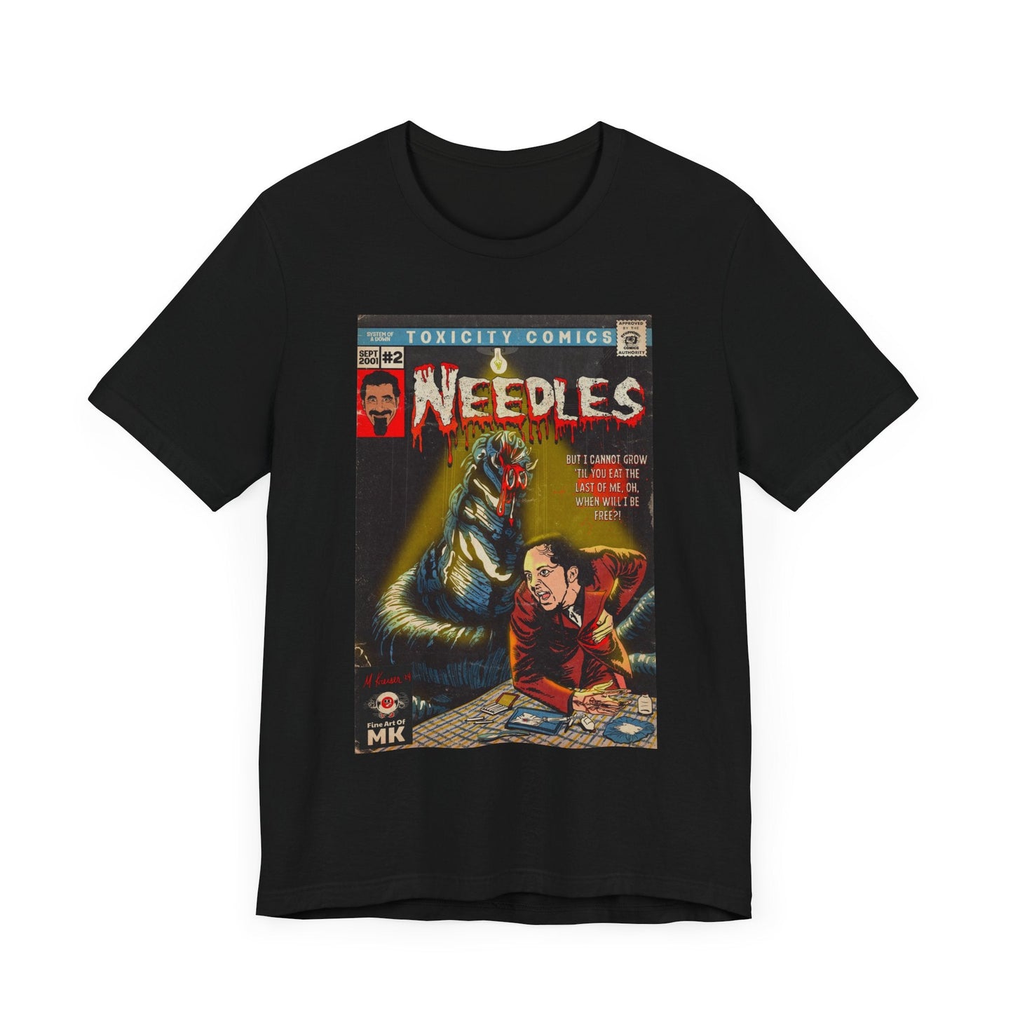 System of a Down - Needles - Unisex Jersey Short Sleeve Tee