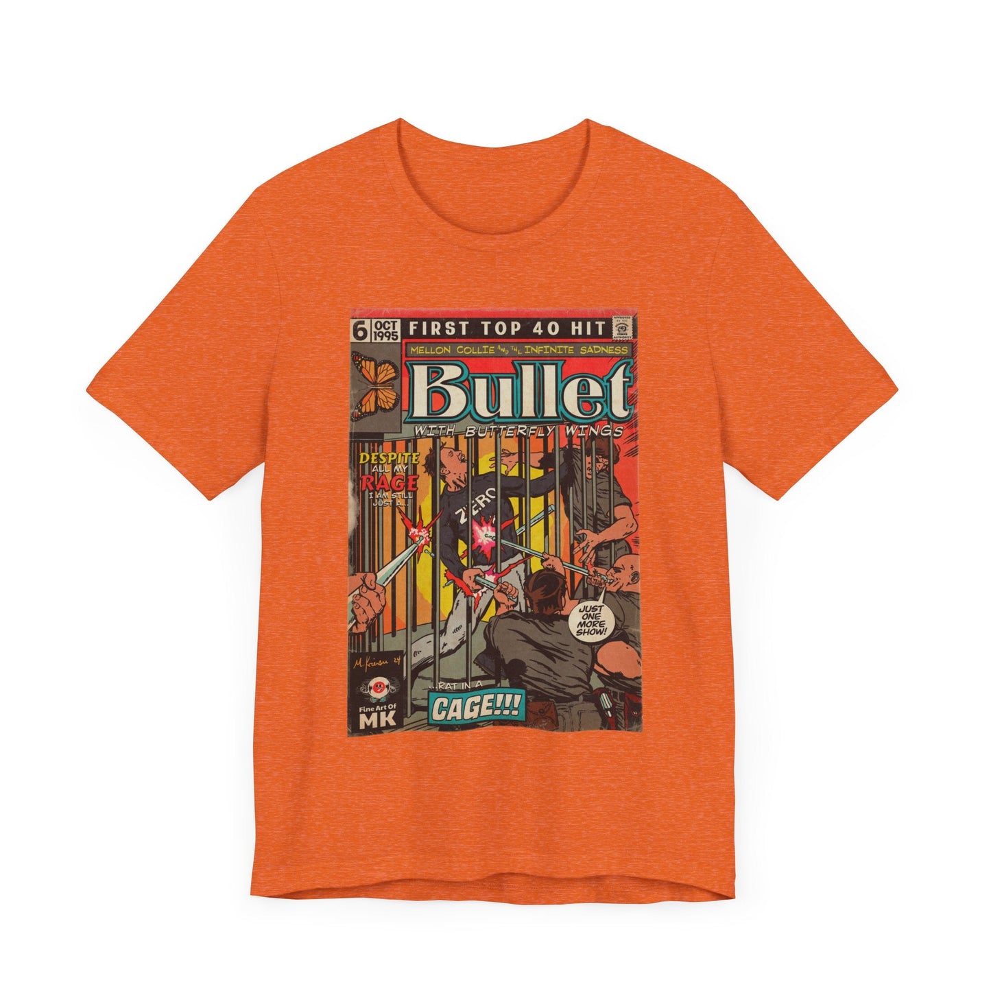Bullet With Butterfly Wings - Unisex Jersey Short Sleeve Tee