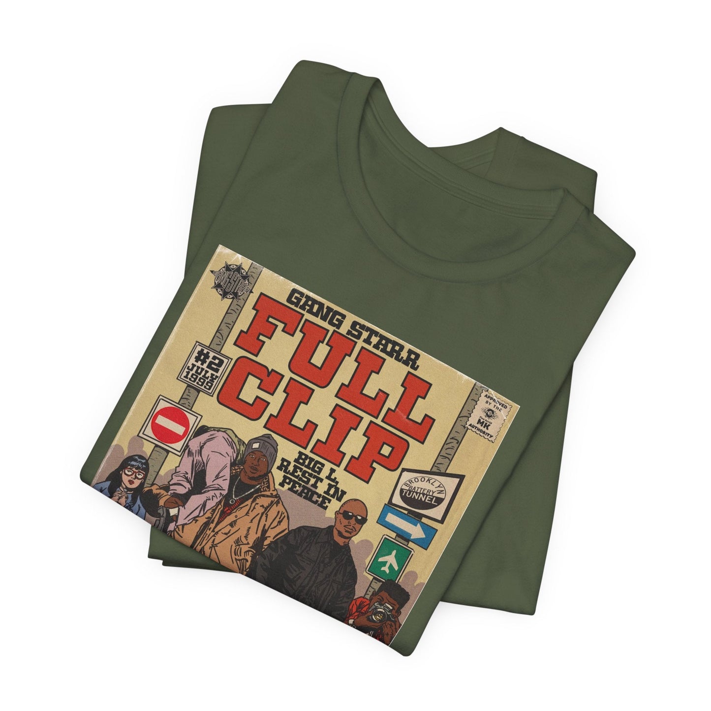 Gangstarr - Full Clip- Unisex Jersey Short Sleeve Tee