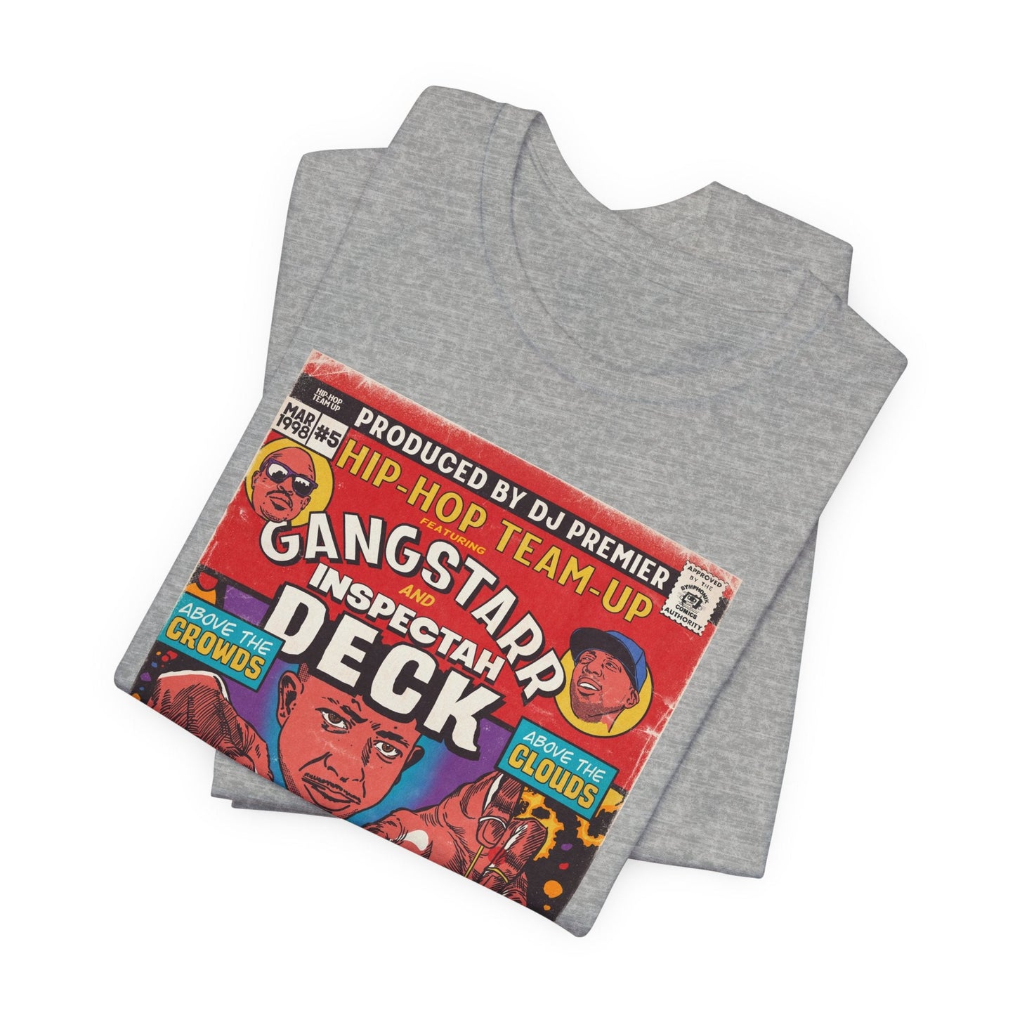 Gangstarr, INS Deck - Above The Clouds - Unisex Jersey Short Sleeve Tee