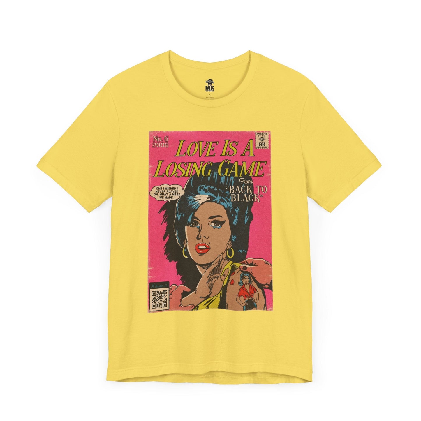 Amy Winehouse - Love Is A Losing Game - Unisex Jersey Short Sleeve Tee