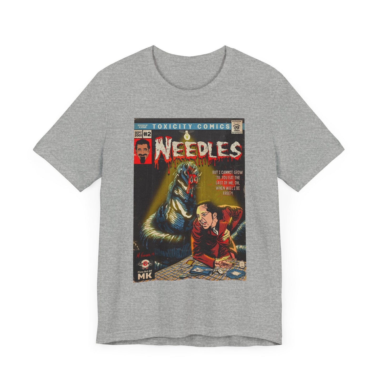 System of a Down - Needles - Unisex Jersey Short Sleeve Tee