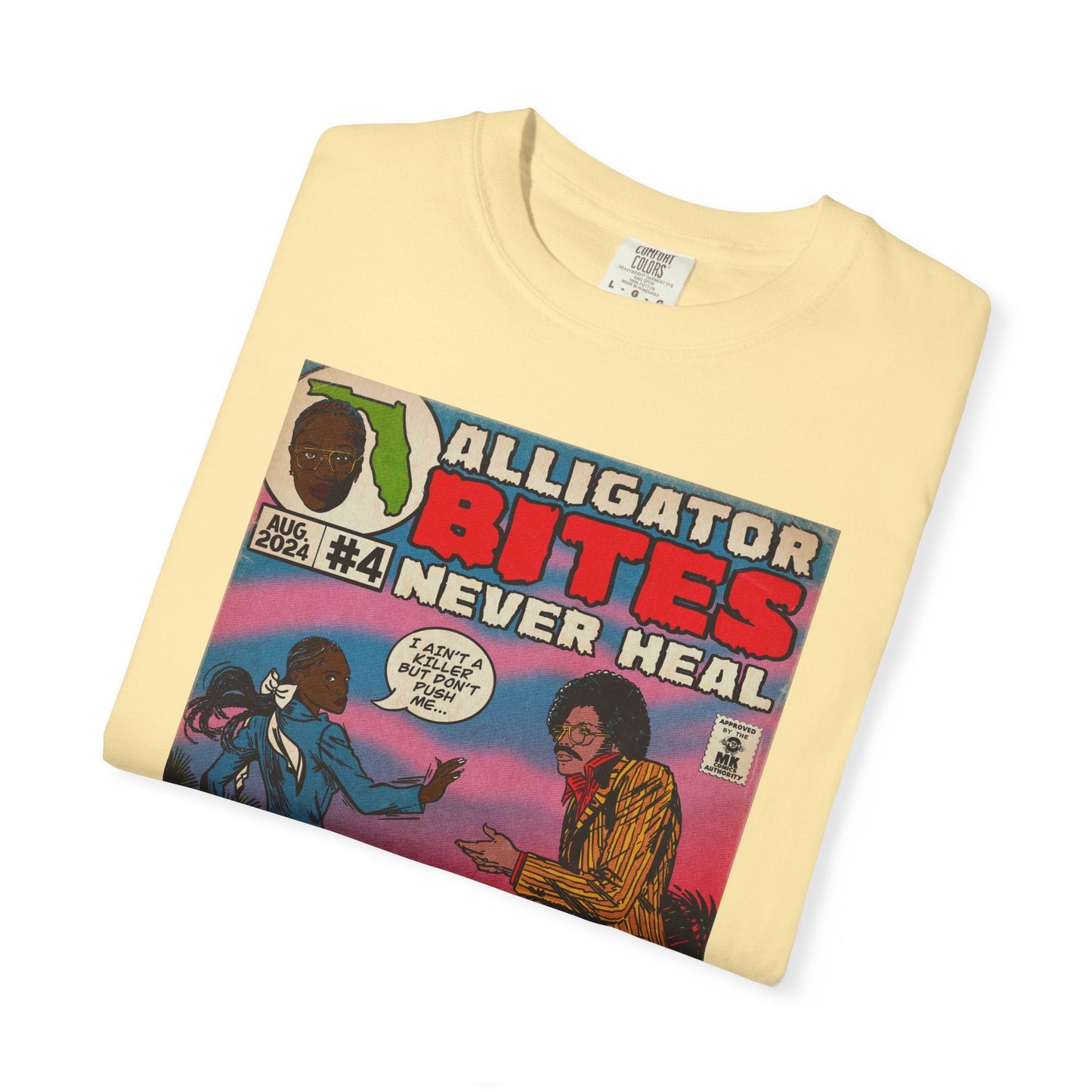 Denial is a River - Alligator Bites - Unisex Comfort Colors T-shirt