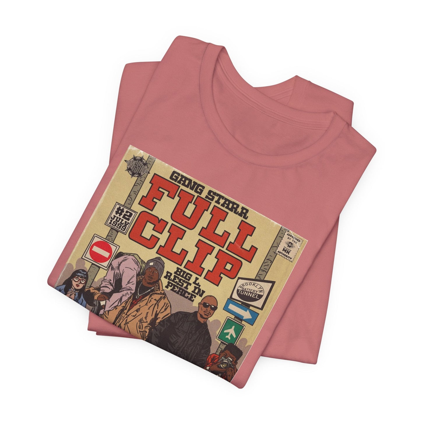 Gangstarr - Full Clip- Unisex Jersey Short Sleeve Tee