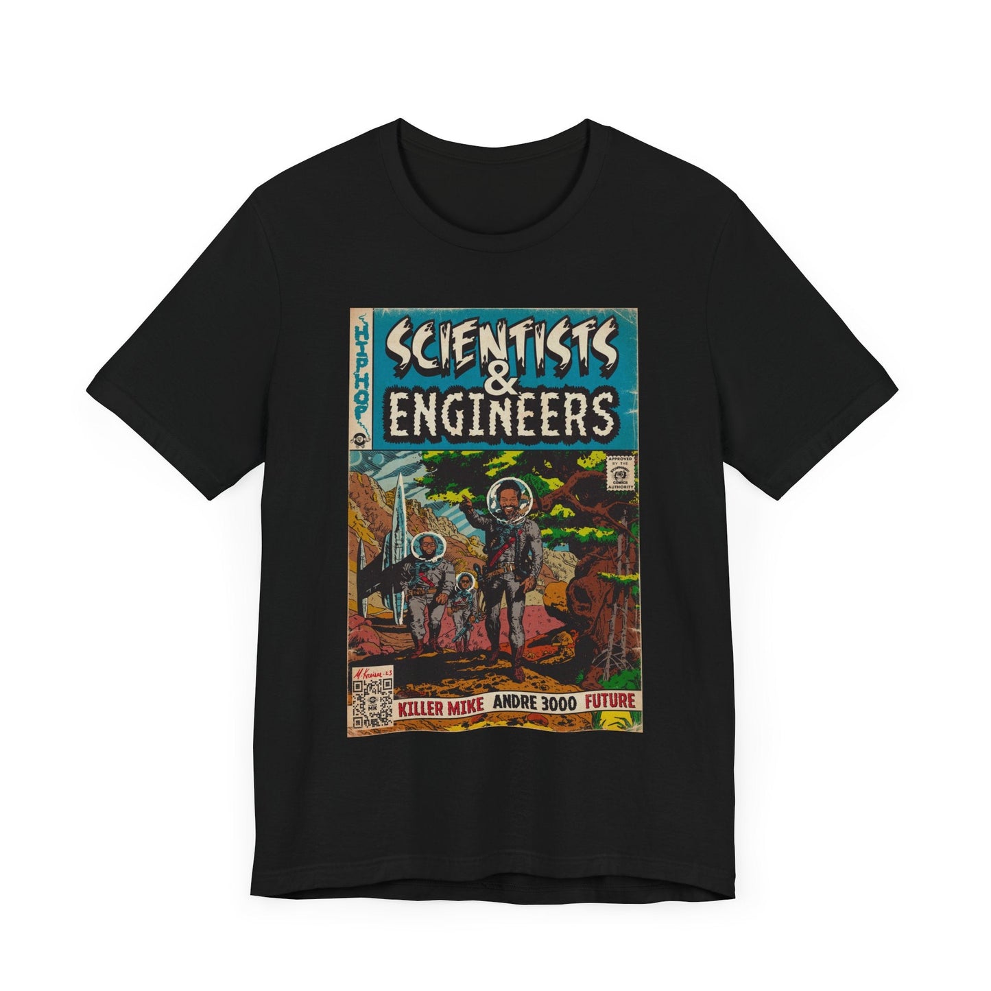 Killer Mike, Andre 3000, Future - Scientists & Engineers -Unisex Jersey Short Sleeve Tee