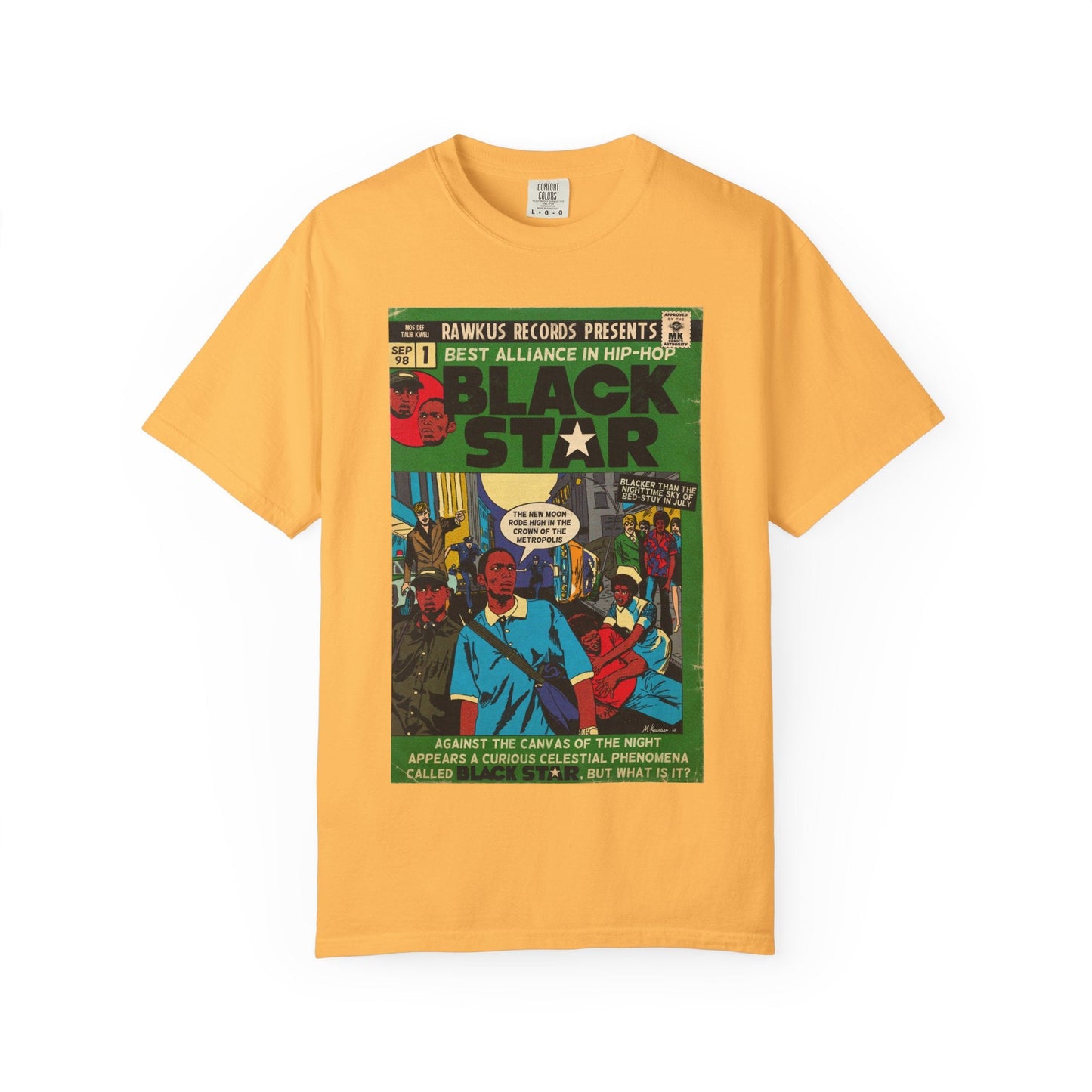 Black Star - Unisex Comfort Colors T-shirt