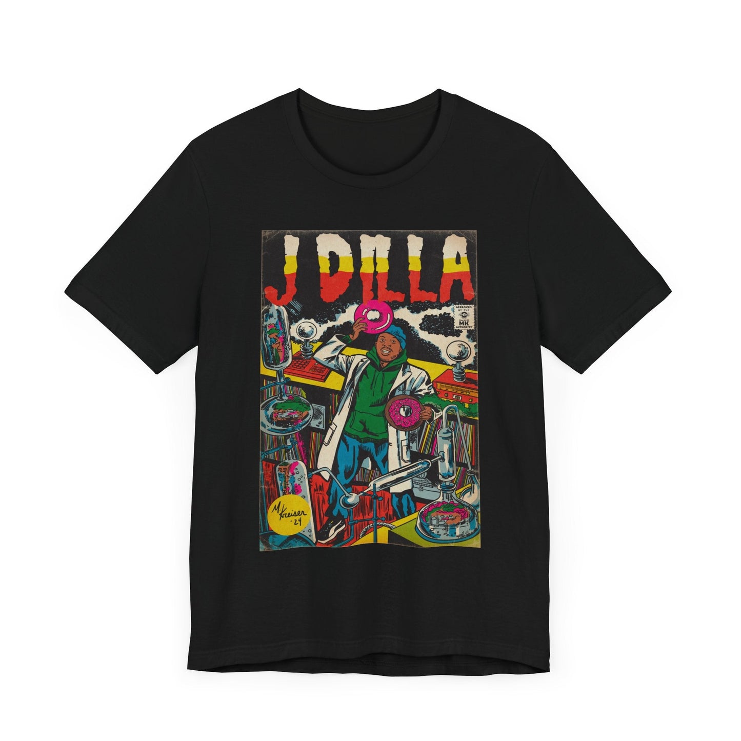 J Dilla - Comic Book Art - Unisex Jersey Short Sleeve Tee