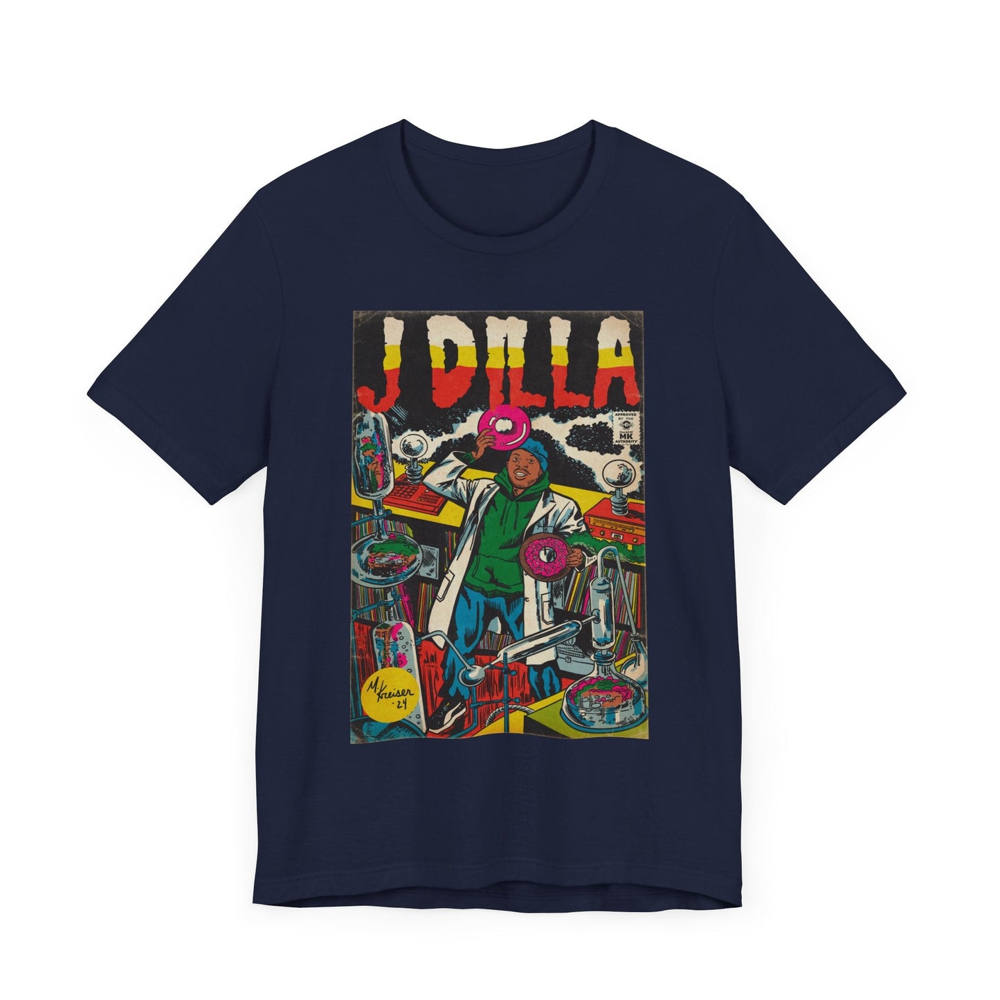 J Dilla - Comic Book Art - Unisex Jersey Short Sleeve Tee
