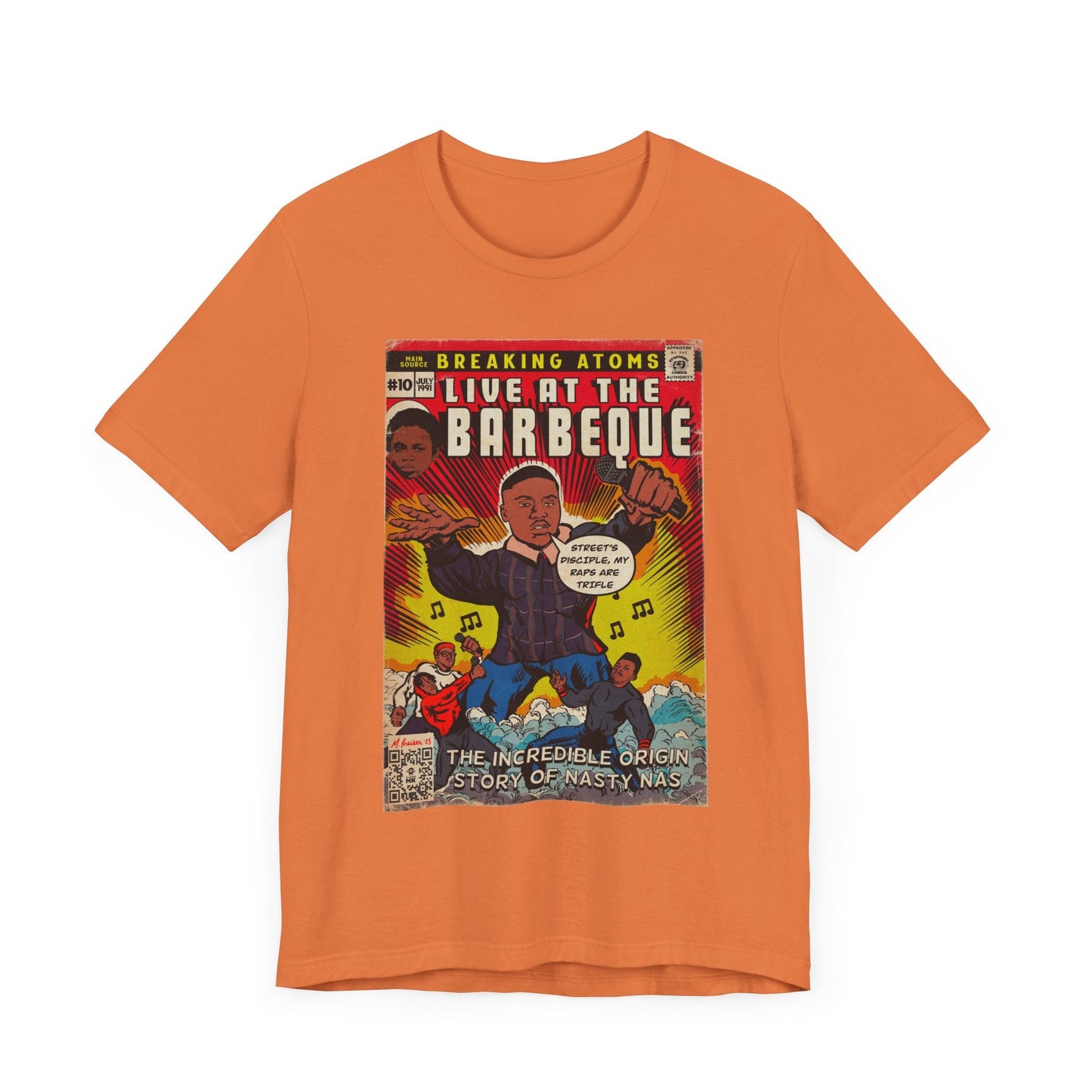 Main Source & Nas - Live at the Barbeque - Unisex Jersey Short Sleeve Tee