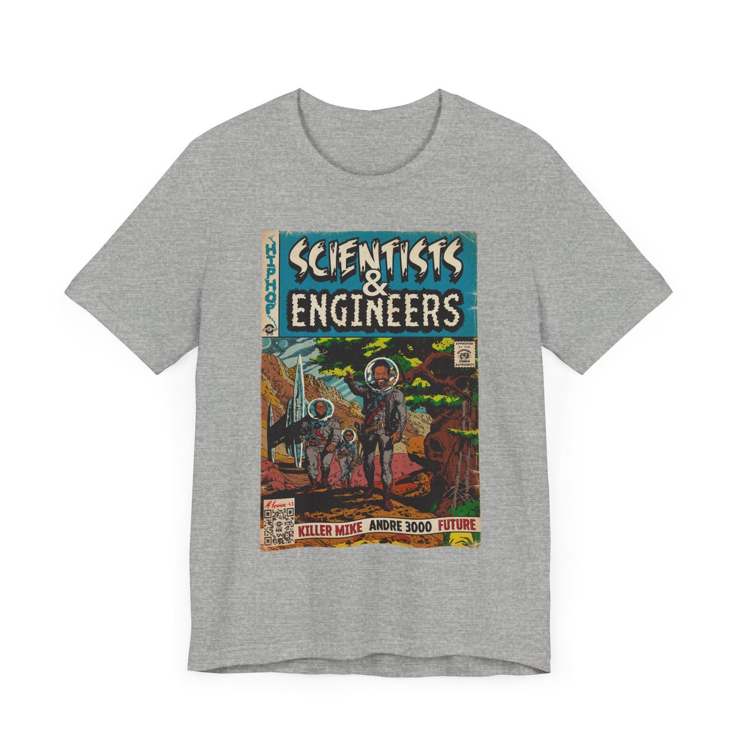 Killer Mike, Andre 3000, Future - Scientists & Engineers -Unisex Jersey Short Sleeve Tee