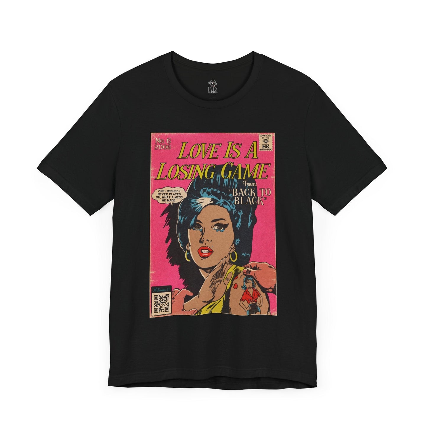 Amy Winehouse - Love Is A Losing Game - Unisex Jersey Short Sleeve Tee