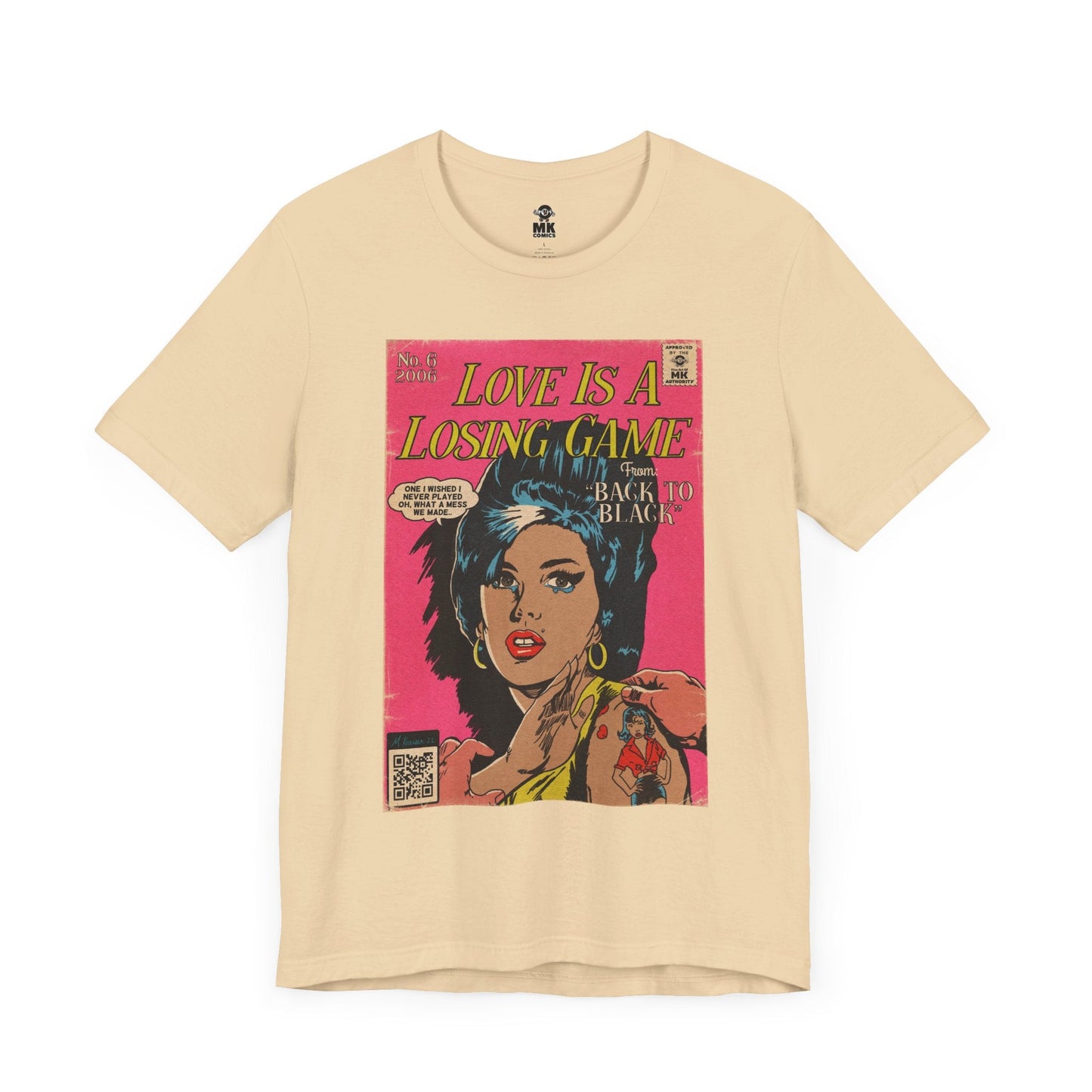 Amy Winehouse - Love Is A Losing Game - Unisex Jersey Short Sleeve Tee