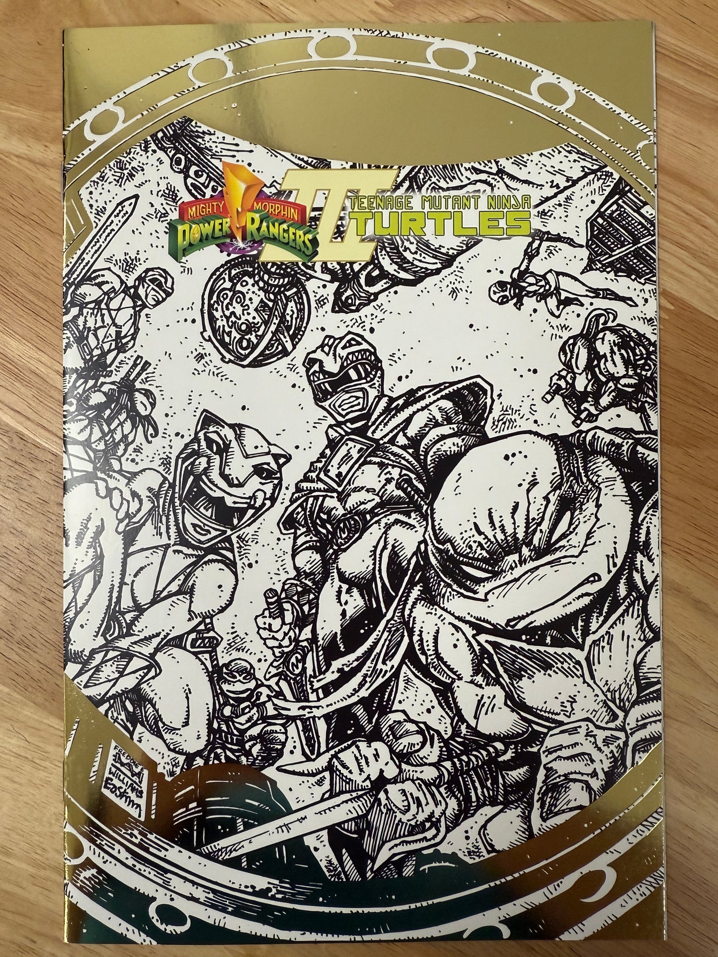 Mighty Morphin Power Rangers / Teenage Mutant Ninja Turtles III #1 Foil Ashcan