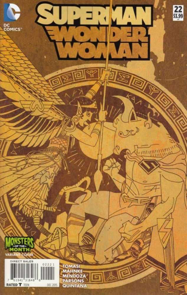 Superman Wonder Woman #22 Monsters Variant Edition