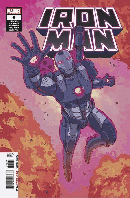 Iron Man #6 Souza War Machine Black History Month Variant