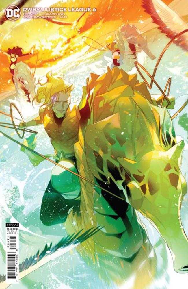 Rwby Justice League #6 (Of 7) Cover B Simone Di Meo Card Stock Variant