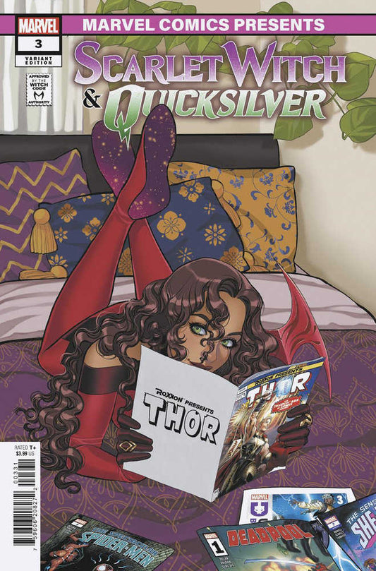 Scarlet Witch & Quicksilver #3 Romy Jones Marvel Comics Presents Variant