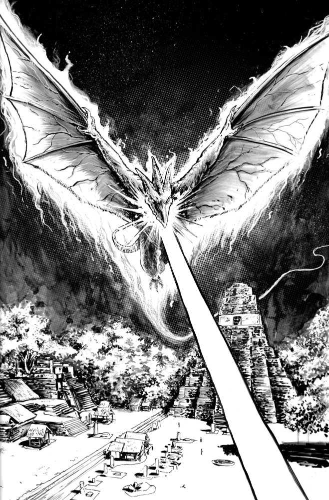 Godzilla: Here There Be Dragons II--Sons Of Giants #4 1:10 Smith Black & White