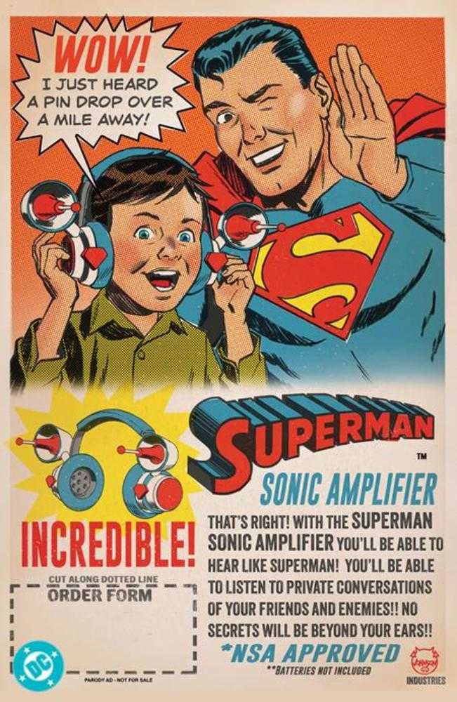 Superman #23 Cover F 1:25 Dave Johnson Card Stock Variant