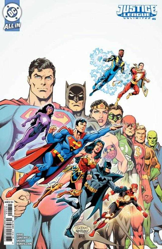 Justice League Unlimited #6 Cover E 1:25 Dan Jurgens Card Stock Variant (We Are Yesterday)