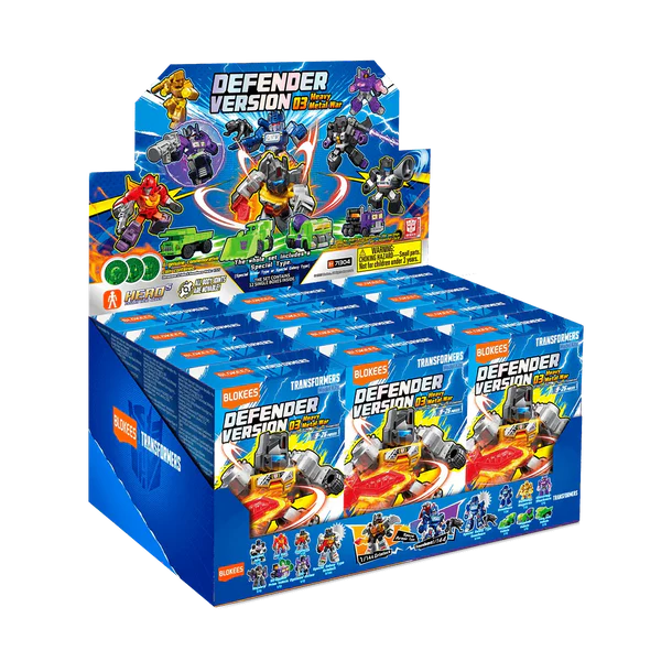 Blokees Transformers Defender Version 03 Heavy Metal War *FULL DISPLAY BOX*