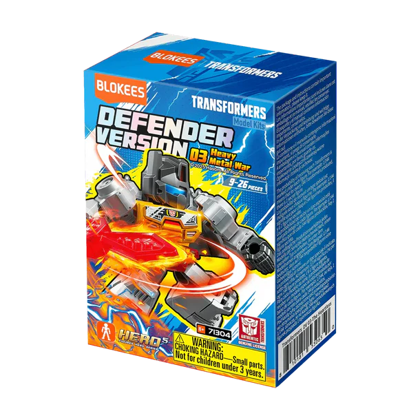 Blokees Transformers Defender Version 03 Heavy Metal War