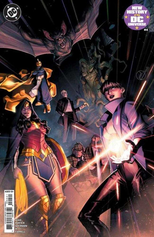 New History Of The DC Universe #4 (Of 4) Cover G 1:25 Jamal Campbell Card Stock Variant