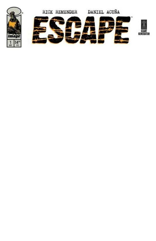 Escape #1 Cover G Blank Sketch Variant