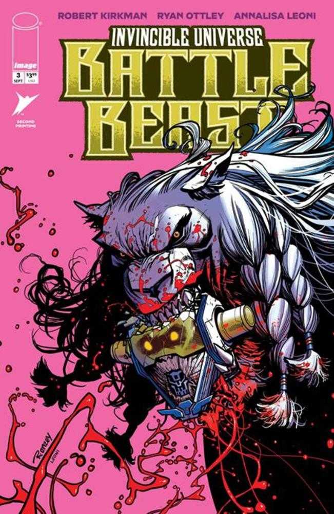 Invincible Universe Battle Beast #3 2nd Printing Cover B Tbd Variant
