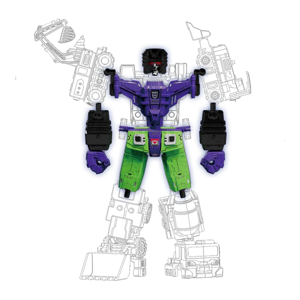 Transformers Defender Version Devastator Kits Combining Accessory