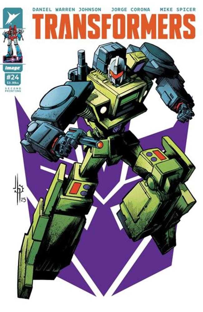 Transformers #24 2nd Print Cover A Jason Howard Decepticon