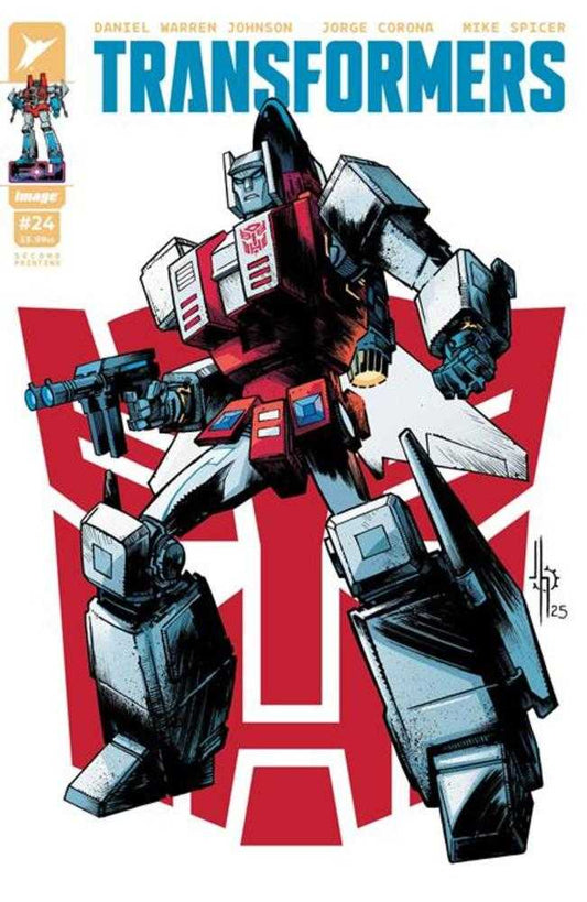 Transformers #24 2nd Print Cover B Jason Howard Autobot Variant