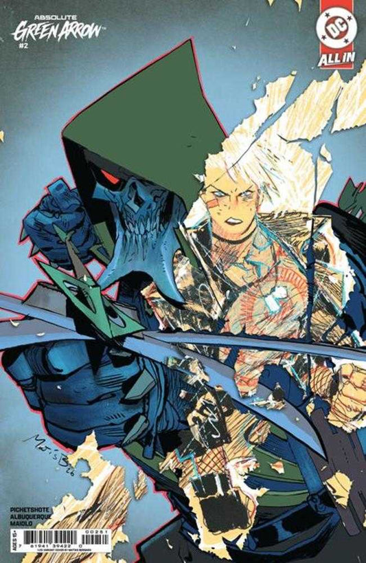 Absolute Green Arrow #2 (Of 6) Cover E 1:25 Matias Bergara Card Stock Variant