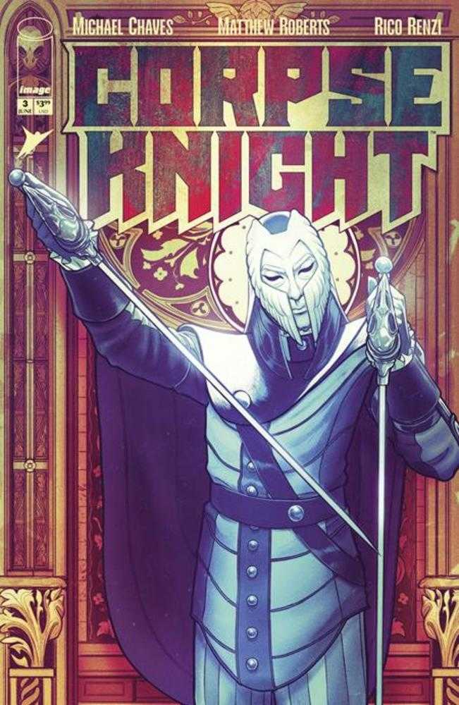 Corpse Knight #3 (Of 6) Cover D 1:25 Nimit Malavia Stained Glass Variant