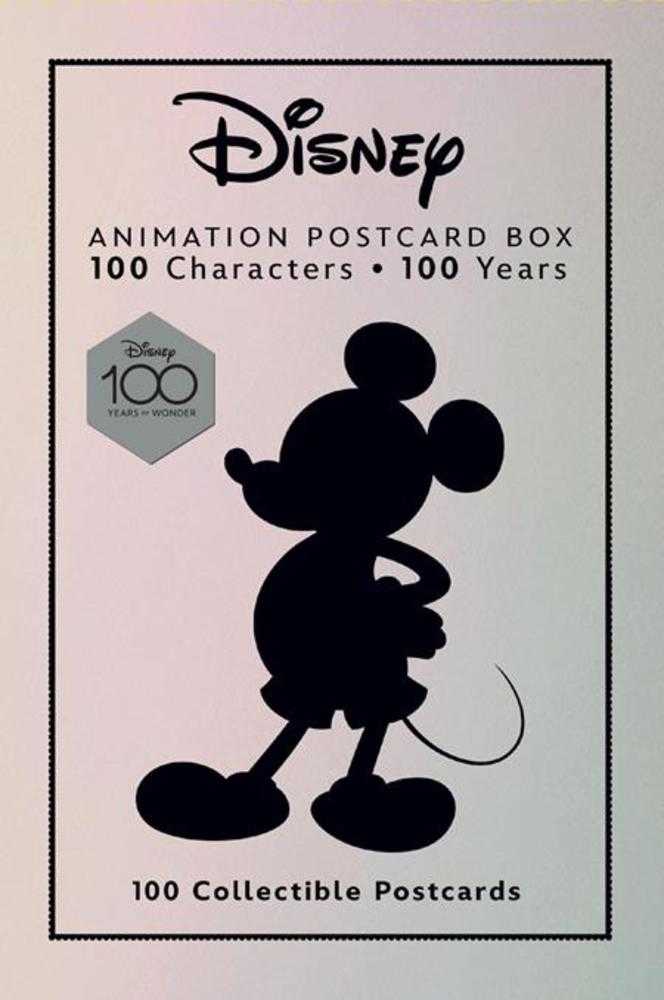 Disney Animation Postcard Box 100 Collectible Postcards