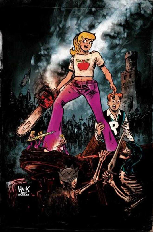 Archie X Army Of Darkness #4 Cover O Inc 1:7 Robert Hack Betty Variant Full Art Variant
