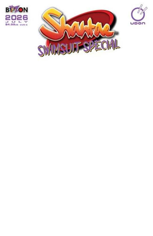 2026 Shantae Swimsuit Special #1 (One Shot) Cover C Blank Sketch Variant