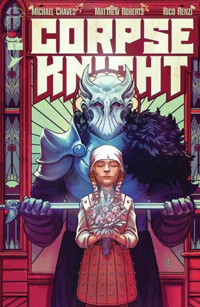 Corpse Knight #5 (Of 6) Cover D 1:25 Nimit Malavia Stained Glass Variant (Mature)
