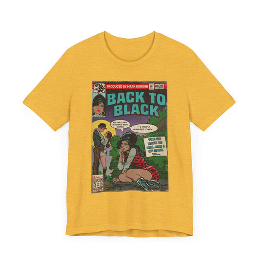 Amy Winehouse - Back to Black - Unisex Jersey Short Sleeve Tee