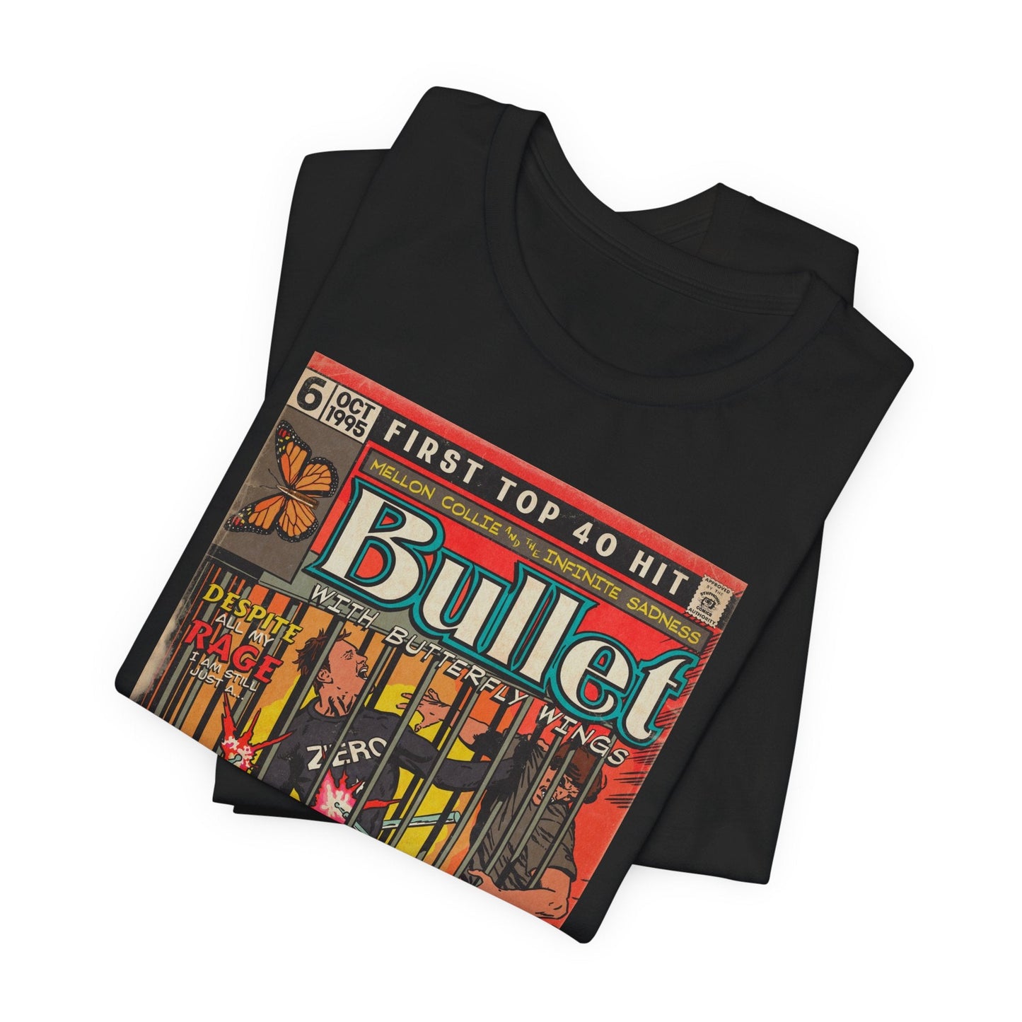 Bullet With Butterfly Wings - Unisex Jersey Short Sleeve Tee