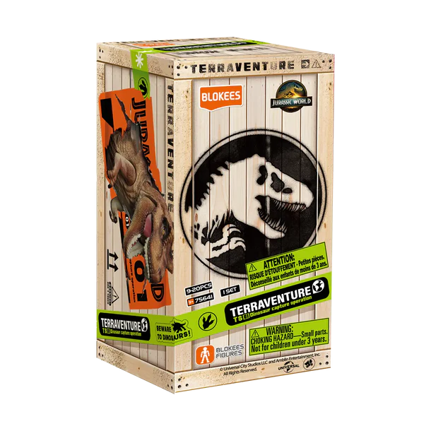 Blokees Jurassic World Terraventure TS 01 Dinosaur Capture Operation